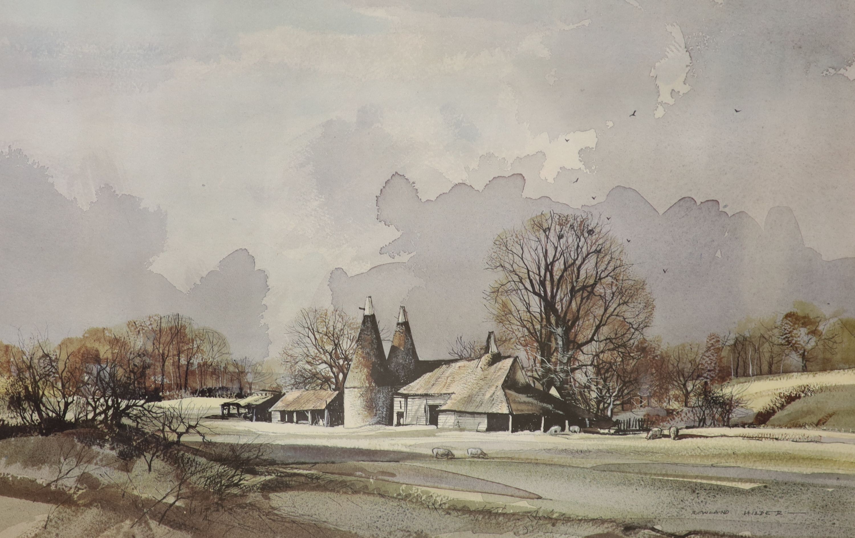 Modern British, limited edition print, 'Scorpio', signed in pencil, 3/10, 33 x 50cm